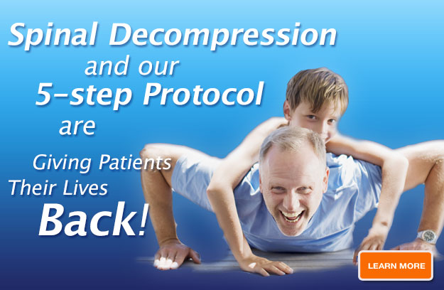 Spinal Decompression and our 5 step protocol are Giving Patients Their Lives Back
